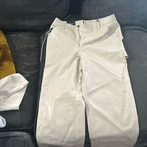 Afrm size 27 vegan leather pants nwt